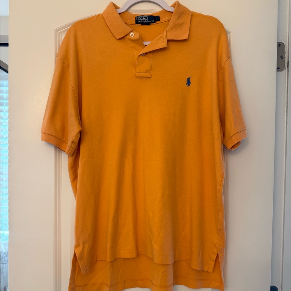 Ralph Lauren Men's Orange Polo Shirt